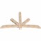 Ekena Millwork Alberta Smooth Timber Gable Bracket, Douglas Fir, 84"W x 49"H x 3 1/2"D x 5 1/2"F, 14/12 Pitch GBW084X49X0406ALB00SDF - alternate 5